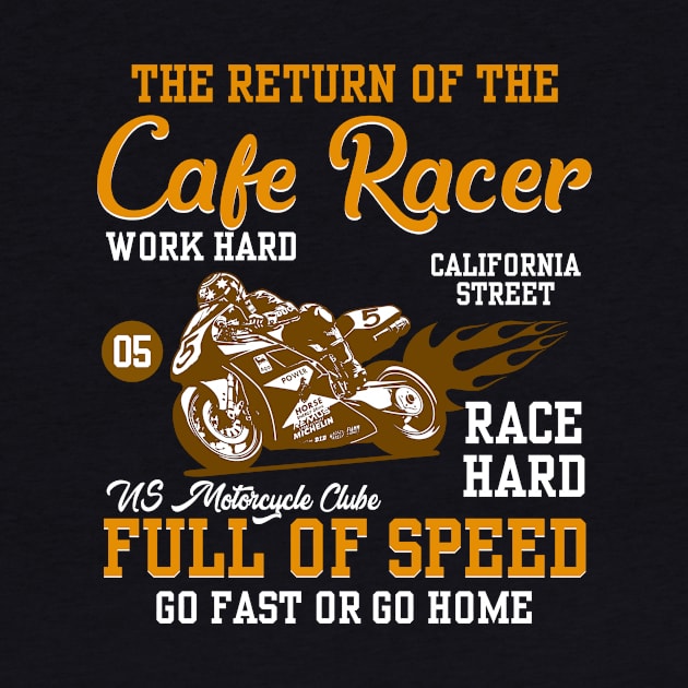 The Return Of The Cafe Racer by paola.illustrations